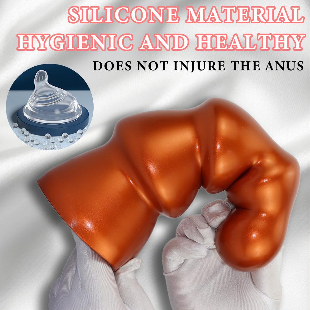 10cm Gradual Anal Plug Set - Ultra-Soft Liquid Silicone Butt Plugs for Beginners, Women's Anal Sex Toy