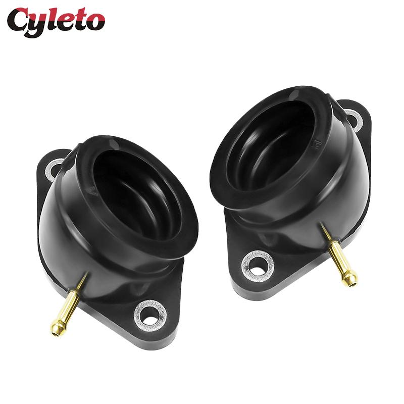 Motorcycle Carburetor Intake Manifold Pipe Interface Adapter for Yamaha XV400 Virago 400 91-94 XV535 XV 535 88-01 XV500 92-98