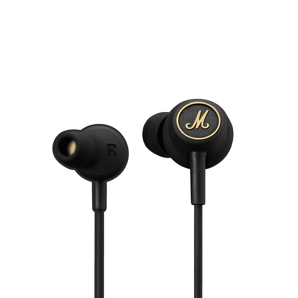 

Режим навушників Marshall Canal EQ Black & Brass Оснащений функцією еквалайзера / Підтримка дзвінків за допомогою мікрофона [Оригінальний вітчизняний продукт]