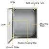 NEMA Steel Enclosure, 20 x 16 x 6\'\' NEMA 4X Steel Electrical Box, IP66 Waterproof & Dustproof, Outdoor/Indoor Electrical Junction Box, with Mounting