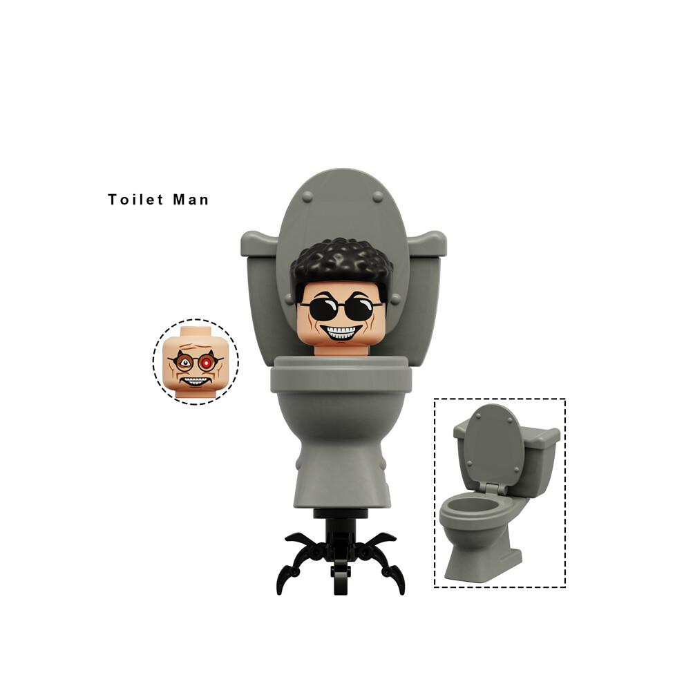 14 Stück Toiletten-Skibidi Bausteine TV-Monitor Kamera DIY Minifiguren Kinderspielzeug Passend für Lego