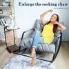 Rattan Weaving Rocking Chair Leisure Sofa Home Balcony Single Lazy Sofa Rocking Chair Rattan Chair Sleep Outdoor Living Room