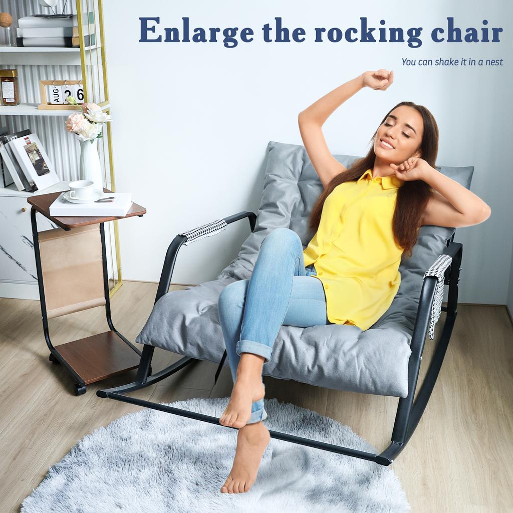 Rattan Weaving Rocking Chair Leisure Sofa Home Balcony Single Lazy Sofa Rocking Chair Rattan Chair Sleep Outdoor Living Room