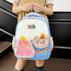 Kindergarten children's schoolbag cartoon cute baby large capacity load reduction backpack boys and girls light backpack