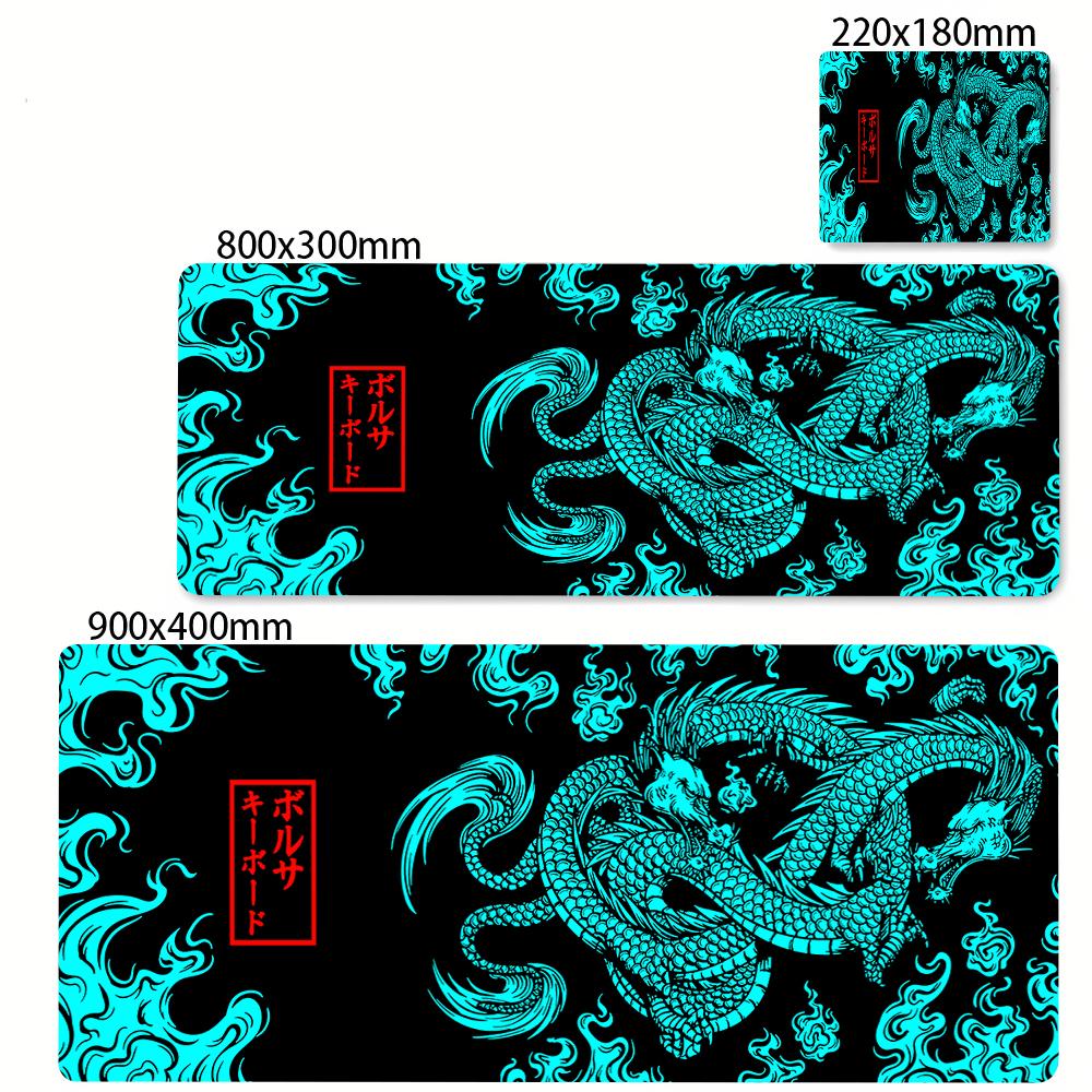 Red Dragon Large Mouse Pad Table Mat Gamer Mousemats Office Mouse Mat Rubber Anti Slip Big Mousepad Keyboard Mats For Computer