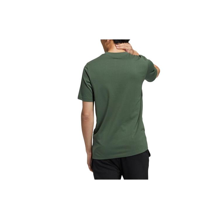 adidas Neo Straight T Shirt Men's Green GS2582