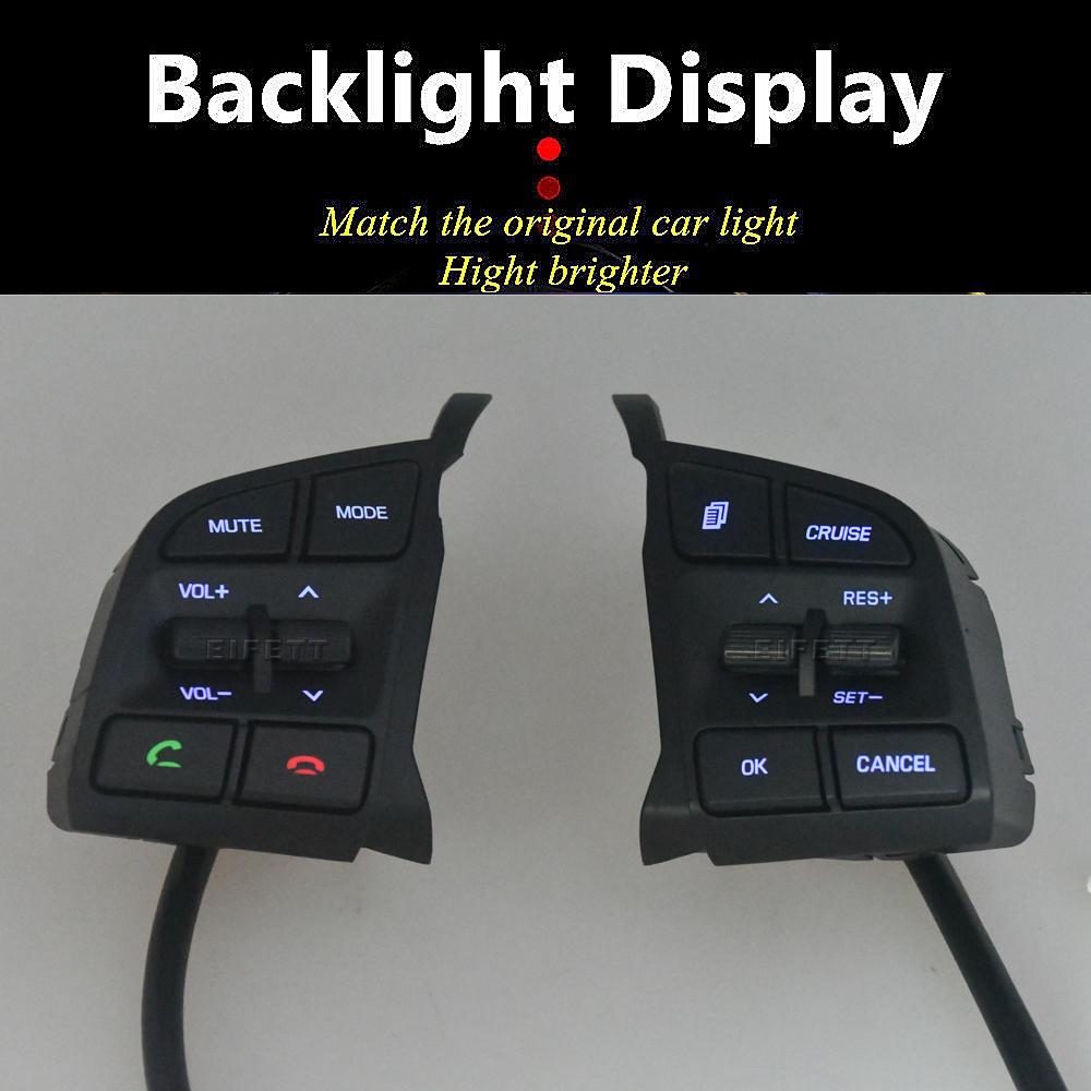 Bouton de Commande au Volant 96710D3500 de Haute QUALITÉ Pour Hyundai Tucson 2015-2019 Bluetooth Volume Régulateur de Vitesse Musique Téléphone