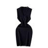 Adult Lady Like Woman Elegance Sleeveless Vest Dress Women's Stylish V Neck Elastic Slim Fit Slimming Sheath Bottom Knitted Dress