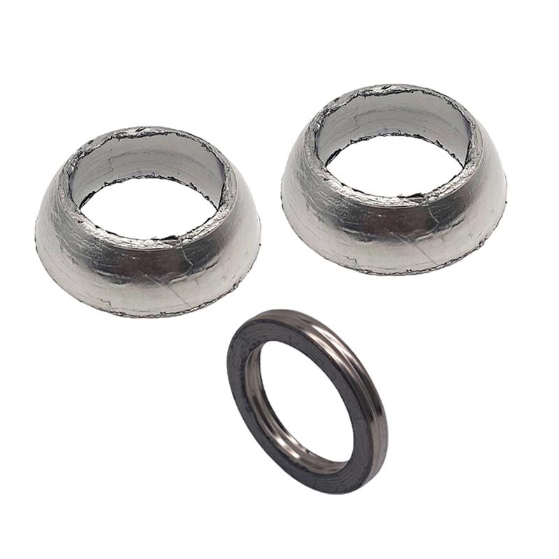

3pc Mufller Joint Exhaust Pipe Gasket Kit For Linhai 260 300 400 ATV LH260 LH300 LH400 25222 23403