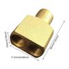 Outdoor Gas Tank Hose Splitter Gas Cylinder Tube Double Head Connecting Adapter for Outdoor Gas Devices Easy To Use