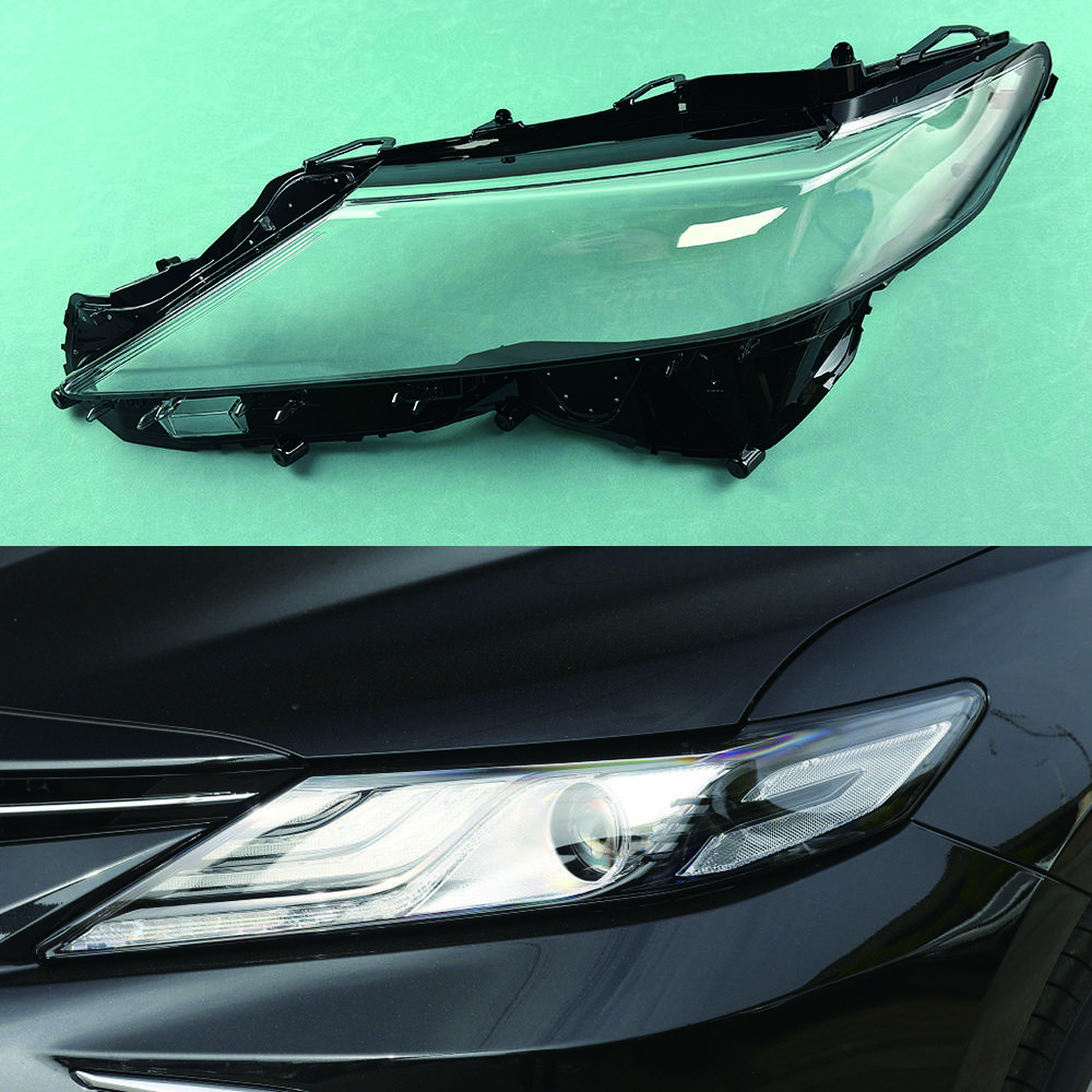 

For Toyota Camry 2018-2023 High Headlight Cover Shade Headlamp Shell Transparent Lampshade Lens Auto Replacement Parts High Left