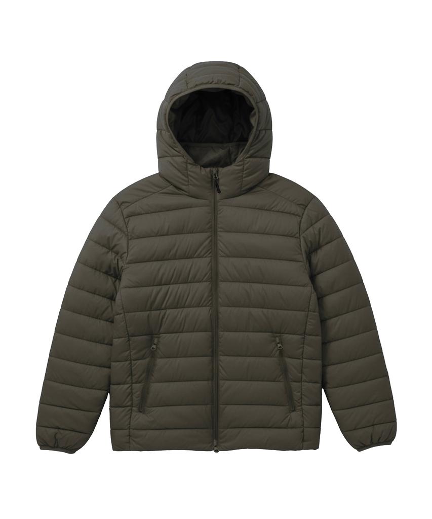 Standarderror 87-Stan276 Essential Curved Hooded Lightweight Padded Jacket 6 Colors