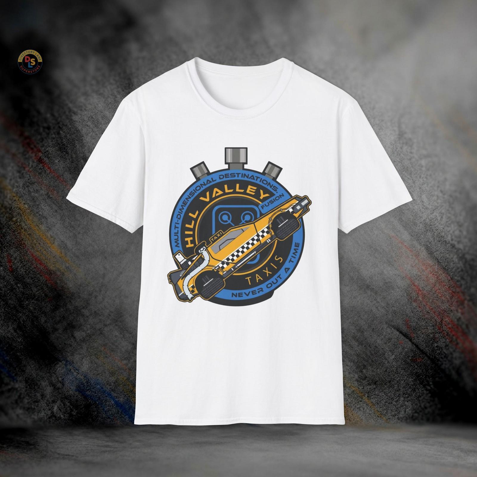Hill Valley Taxis Back to the Future T-Shirt | Softstyle Tee XXXXL