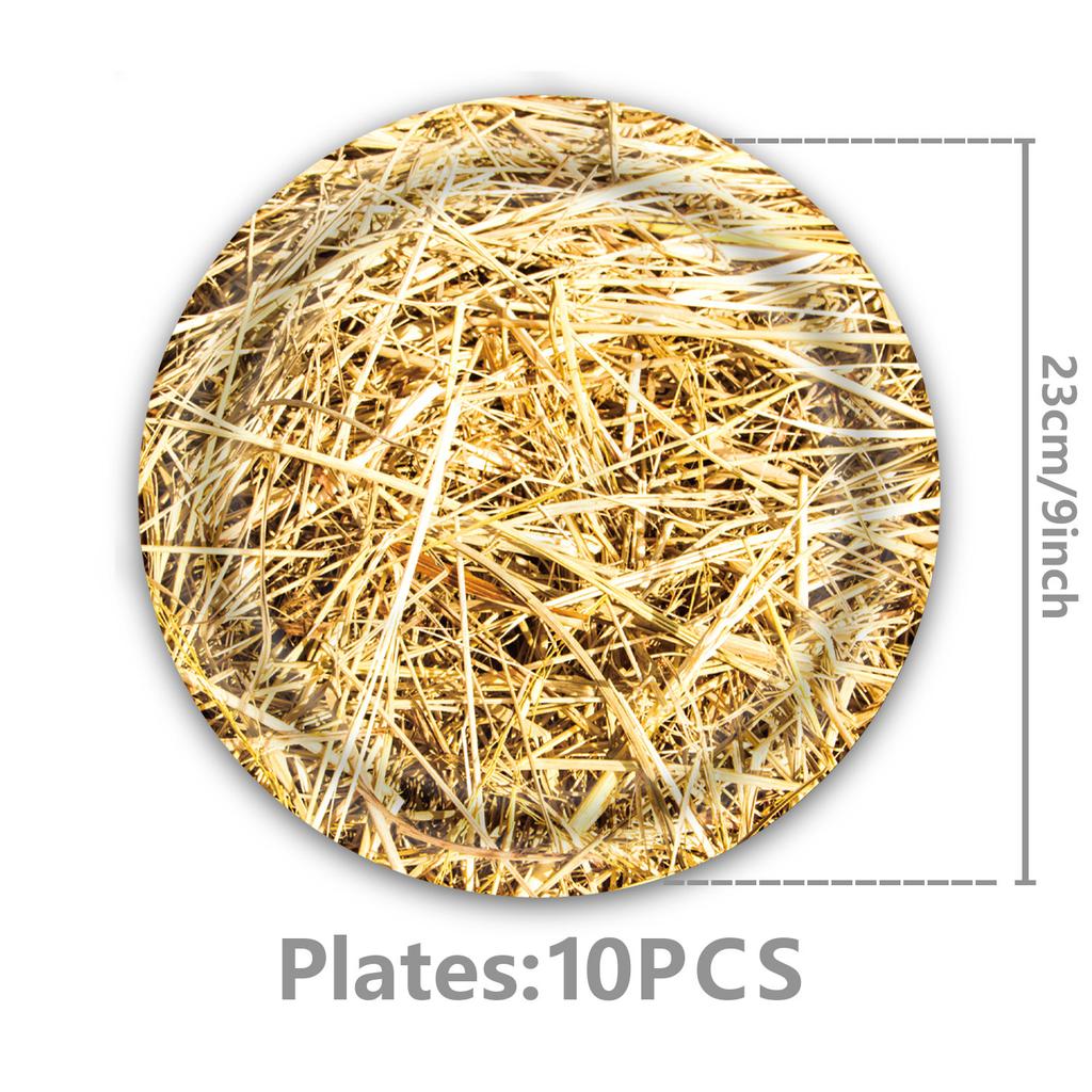 Haystack Party Supplies Birthday Decorations Haystack Theme Western Cowboy Haystack Arrangement Props