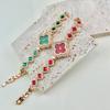 Ladies Classic Quartz Watch Embedded Rhinestone Bracelet Wristwatch