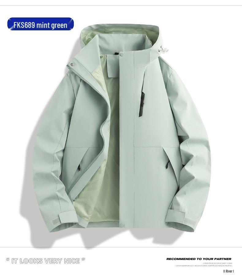 Men's Windproof Spring & Autumn Jacket - Youthful & Dad Style Outdoor Thin Sportswear for Mountaineering