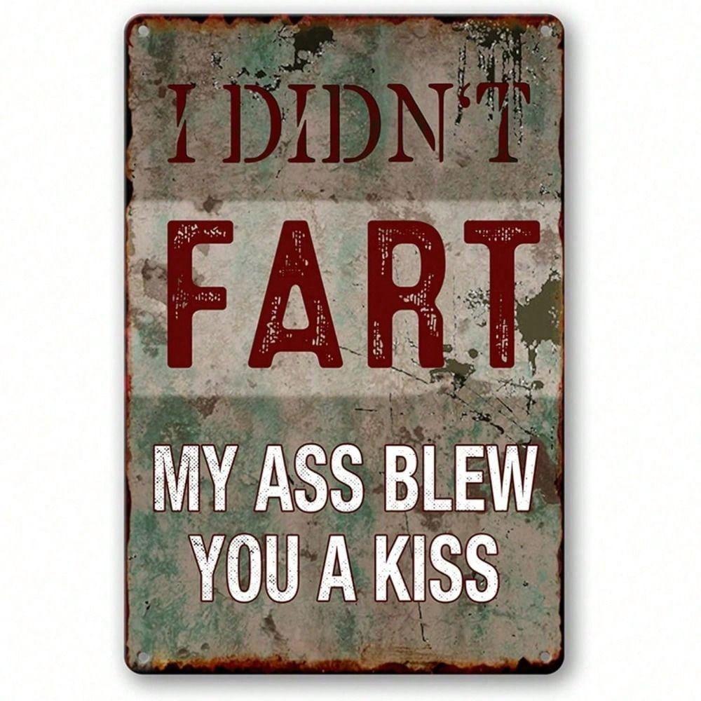 Retro Metal Tin Sign 8x12 Inch Wall Decor Vintage Garage Man Cave Bar Funny Gift Iron Poster