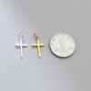 New Fashion Jewelry 925 Sterling Silver Fashion Cross Pendants & Charms for Necklace Jewelry Making