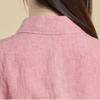 Bcbg Two Pocket Linen Shirt Style Blouse B6m4b426