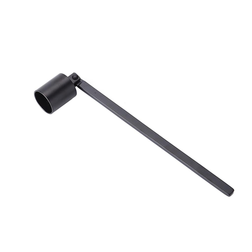 Fashion Stainless Steel Straight Tube Shaped Candle Snuffer Wick Trimmer Cover Hand Tool