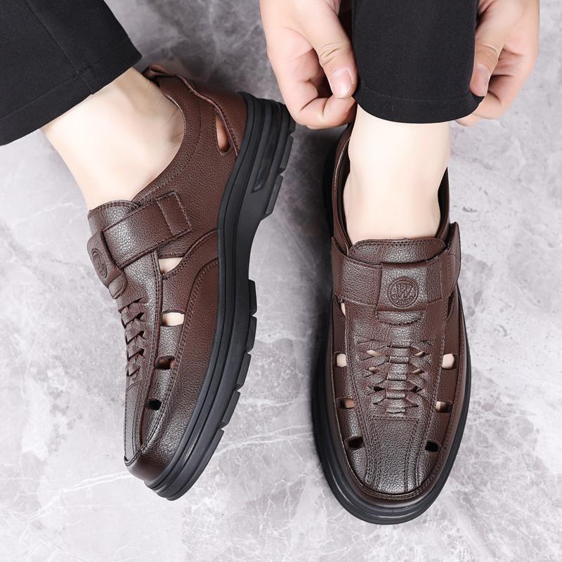 Fashion Summer New Breathable High Quality Men's Sandals Leisure Luxury Men's  Outdoor Travel Leisure Stroll Men's Shoes Hot Sales