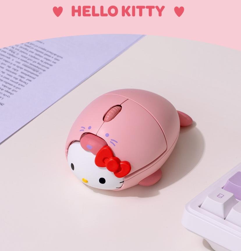 Sanrio Genuine Figure Bluetooth Mouse 2.4Ghz Wireless  Hello Kitty, Cinnamoroll, Hangyodon