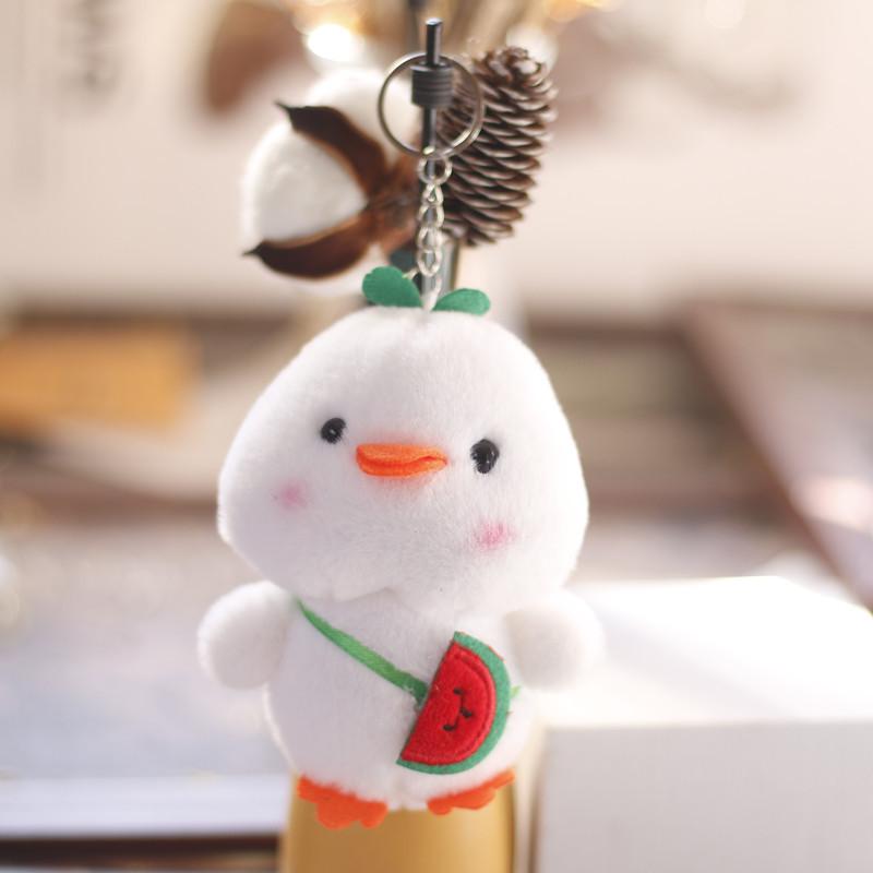 Cute Cute Little Duck Pendant Plush Toy Doll Small Yellow Chicken Bag Hanging Ornament Keychain Doll Doll