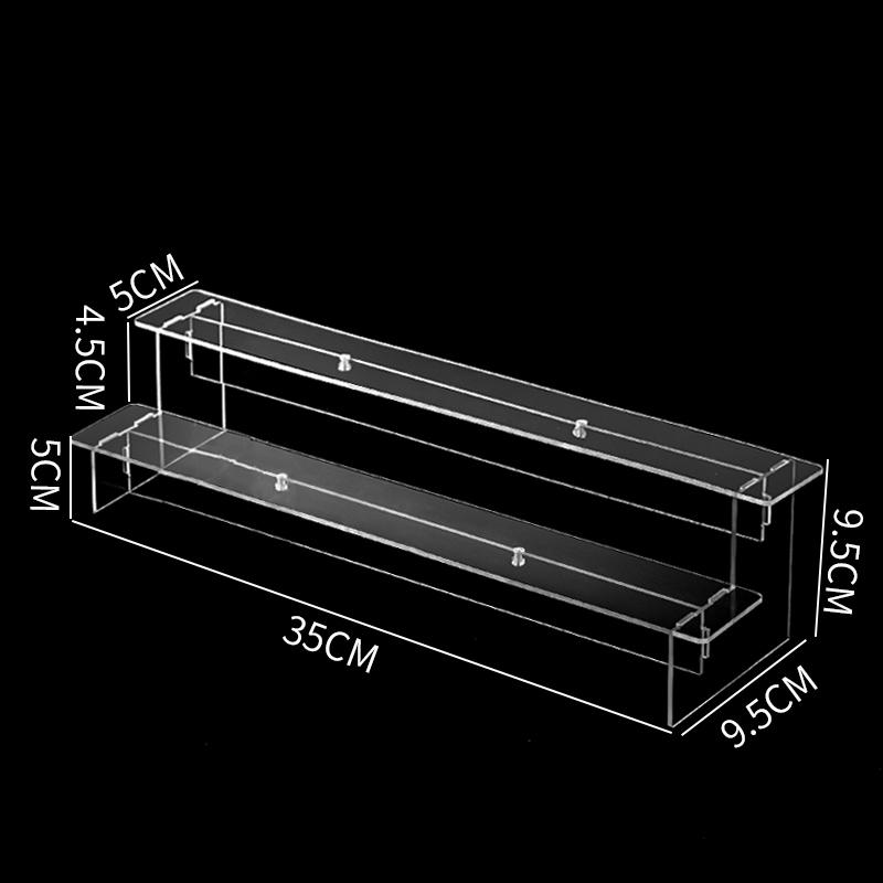 1-5 Tier Clear Acrylic Display Stand for Funko Figures Perfume Organizer Collections Doll Cosmetic Storage Holder Cupcake Stand