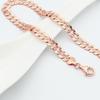 Pure 585 Purple Gold Luxury Color Gold Plated Rose Gold Fashion Korean Version Design Color Gold Bracelet