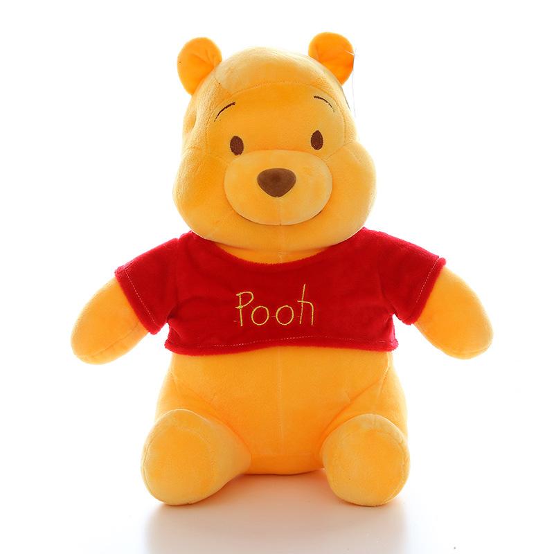 New Winnie The Pooh Plush Toys Soft Stuffed Kawaii Anime Elf Doll Cartoon Pooh Bear Plush Doll Birthday Gift