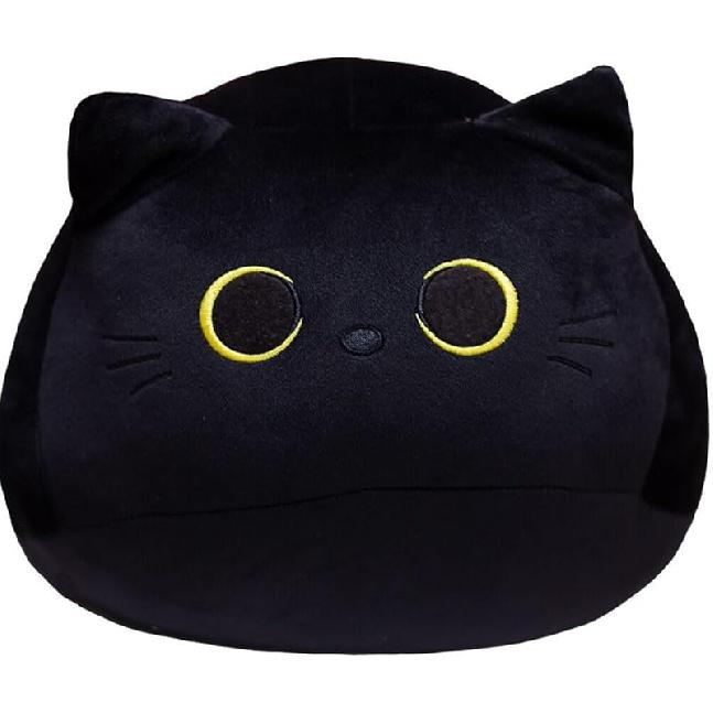 Mini Cat Stuffed Animal Cute Cat Plush Doll Toy for Girls Boys Christmas 3 Pieces (3 zhiblack cat) Black Cat 20cm