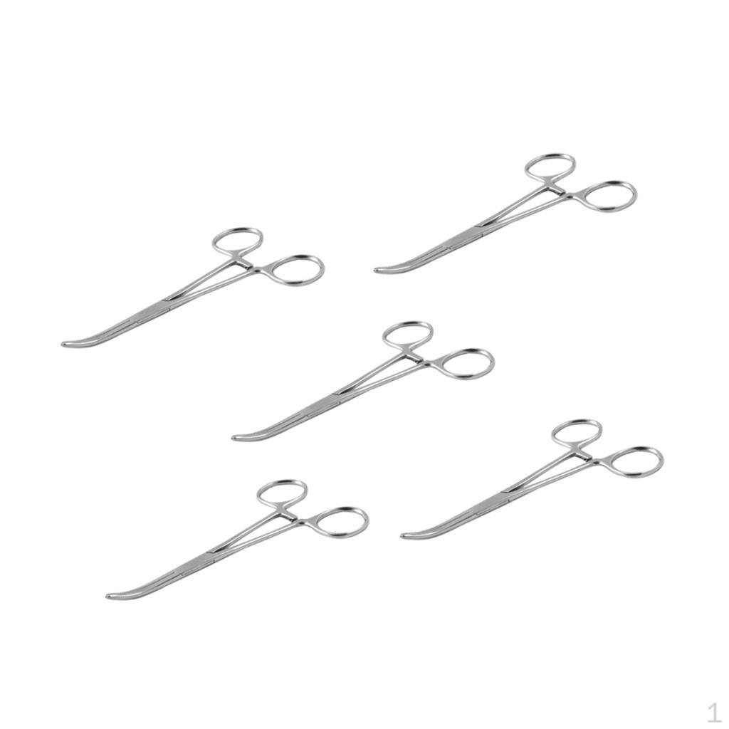Hemostatic Locking Clamp Set Curved 12.5cm