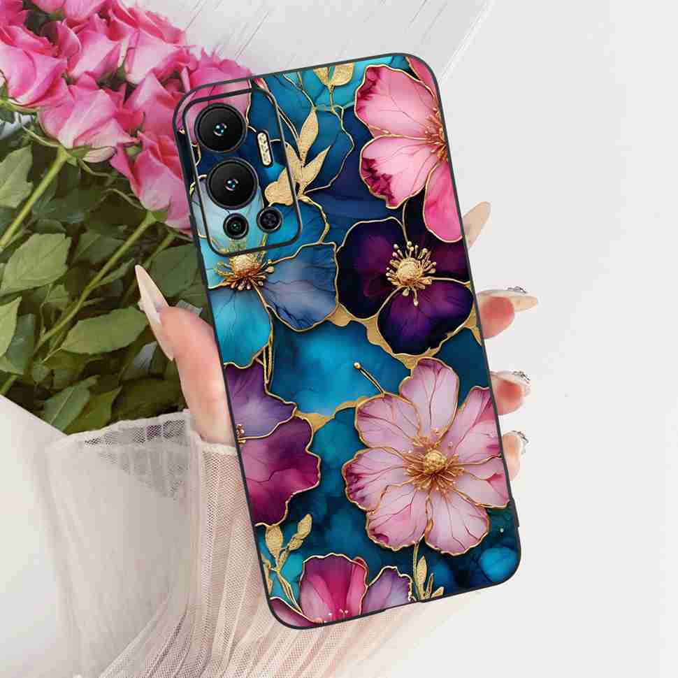 For Infinix Hot 12 Case 2022 Animal Painted Cover Soft Silicone Phone Case For Infinix Hot 12 Hot12 X6817 X6817B Shell