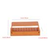Aluminium Disinfection Box Case Dental Bur Burs Block Holder Autoclavable Dentist Tool Gold