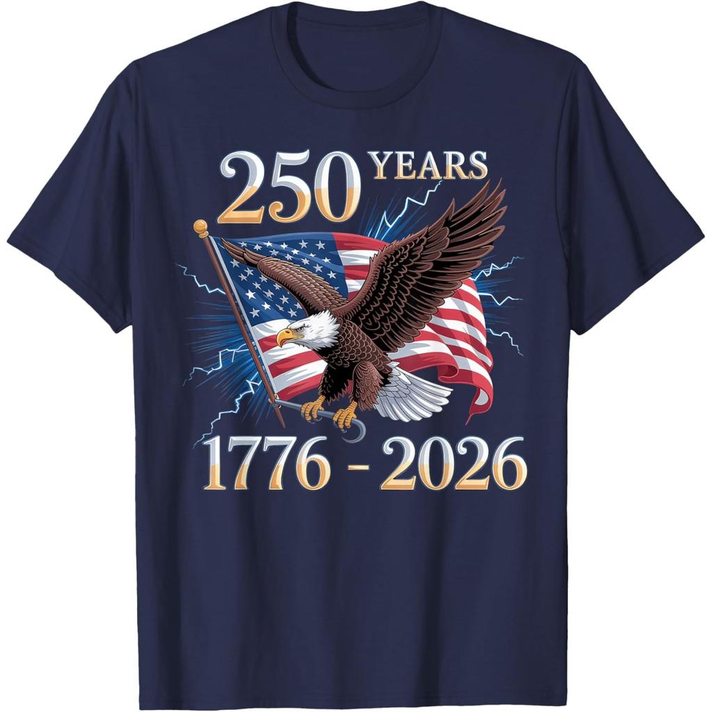 Orel a vlajka 250 let 1776-2026 250. narozeniny tričko