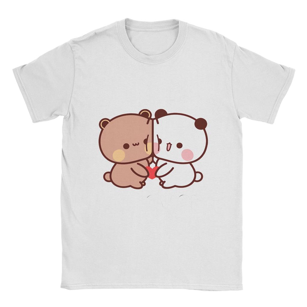 Bubu Och Dudu Tillsammans För Evigt T-shirts Unisex Ren Bomull Mode T-shirt Rund Hals Kortärmad Kläder Gåva