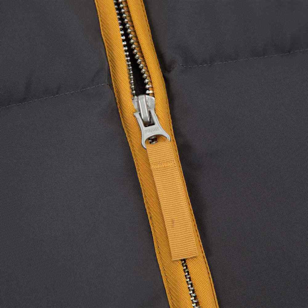 Puma Mmq Puff Padded Vest Color Block Loose Stand Collar Vest Unisex Vests Charcoal 623047-13