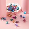 5/10/20 Stück Harzmaterial Perlen mit großem Loch, kreative Bastelperlen, dekorative Perlen, DIY-Armband, Halskette, Ohrringe, Schlüsselanhänger, Fußkette, Schmuckherstellung