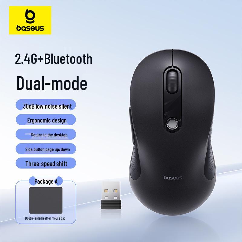

Baseus F02 Ergonomic Wireless Mouse for Apple, Mac, Huawei Laptops