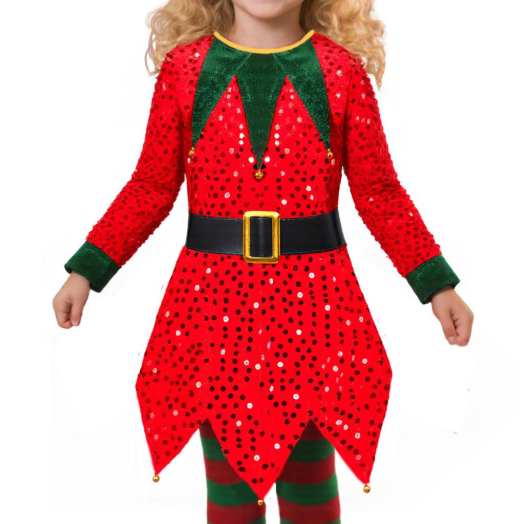Children's Christmas Costumes, Holiday Party Christmas-themed Performance Cosplay Costumes