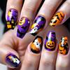 European And American Halloween Series Wearable Nails Pure Handmade Ghost Pumpkin Skull Manicure Wearable Nails Fake Nails