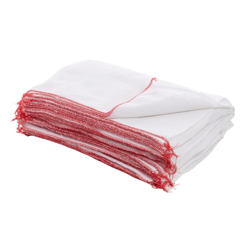 Wilsons Bleached Stockinette Cloth Red Edge XL 50 x 38cm