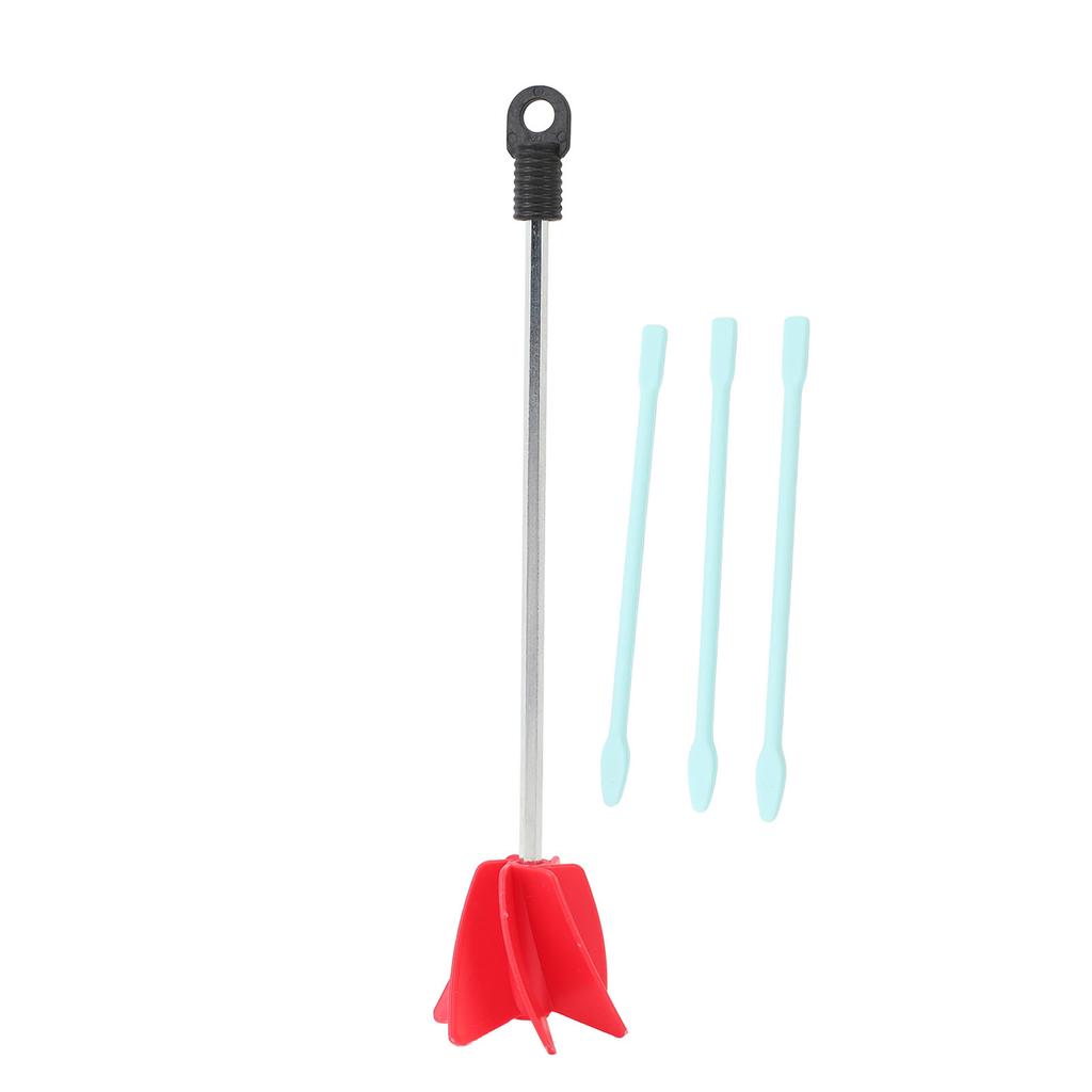 Paint Mixer Drill Attachment Metal Labor Saving Cement Putty Powder Mud Mixing Stirrers Mixing Bar With Stirring Rod