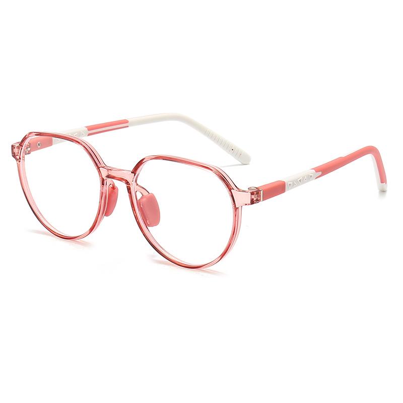 Children's Anti-Blue Light Polygon Glasses, No Prescription, TR90 Frame.