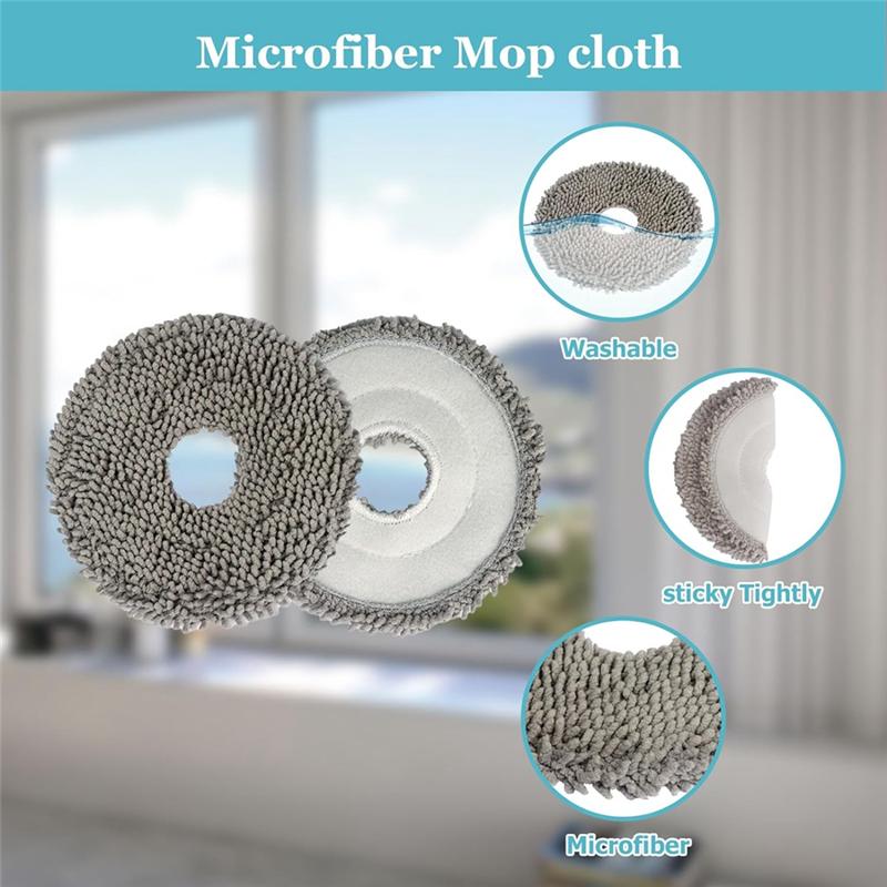 

A65T-For Dreametech L10s Ultra / L10 Ultra Robot Vacuum Accessories Main Side Brush Hepa Filter Mop Cloth Replacement Parts