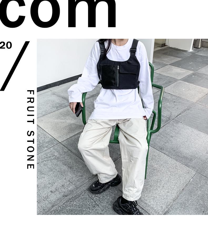Trendy Hip-Hop Chest Bag: Functional Tactical Vest and Backpack