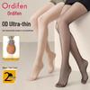 Oudifen Women's Ultra-Thin Snag-Resistant Sheer Pantyhose (2-Pair Pack)