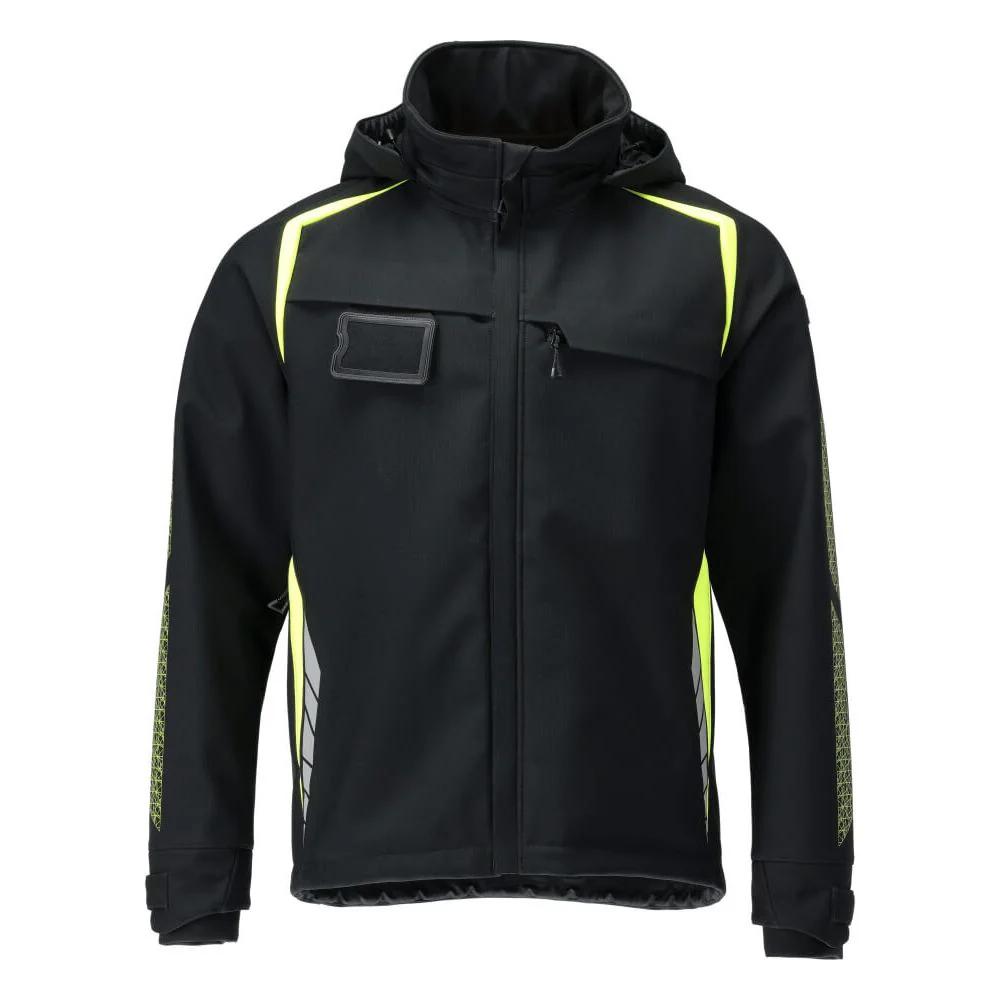 Mascot Mens Accelerate Safe Hooded Soft Shell Jacket