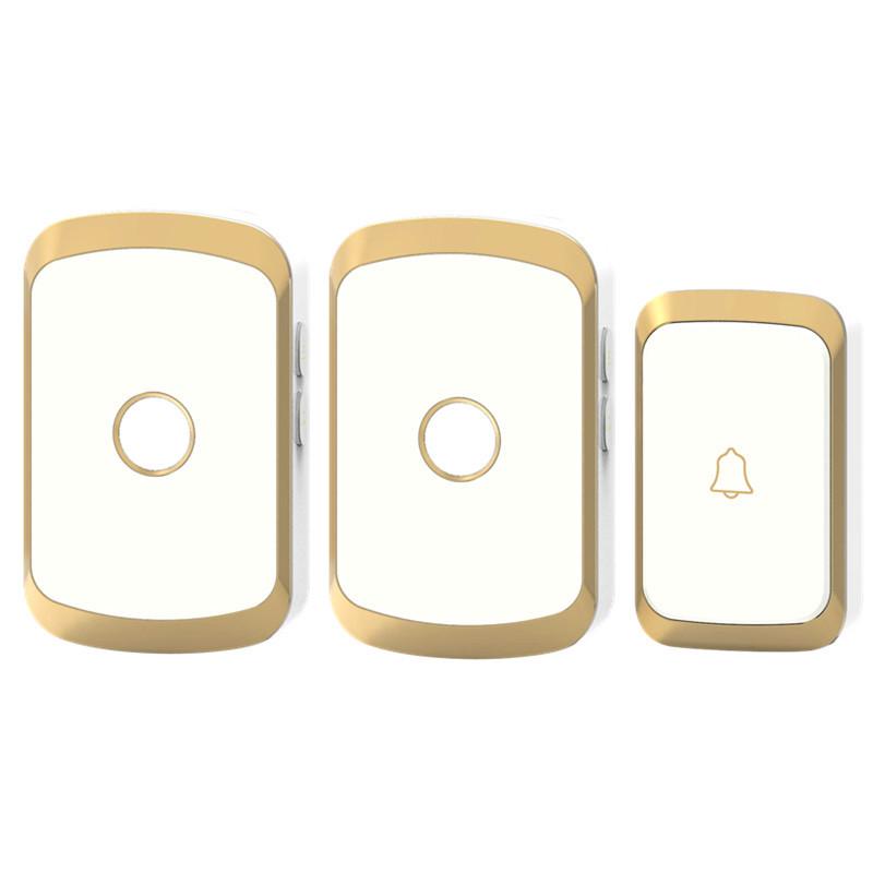 Kajia Si Smart Wireless Doorbell: Waterproof, Two-in-One AC Digital Door Chime with Music Options.