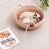 Anti-slip Cat Teaser Ball Round Dog Sleeping Bed Comfortable Cat Scratching Baskets Four Seasons